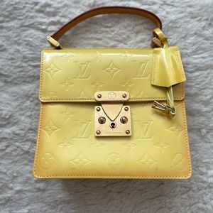 Authentic Louis Vuitton SpringStreet Yellow Vernis